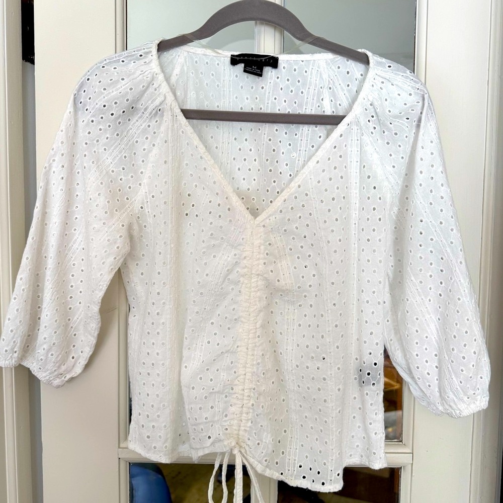Sanctuary eyelet top